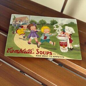 1993 Campbell’s Soup Tin Sign #3 of 20 – AAA Sign Co. Vintage Collector’s Piece